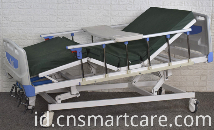 5 crank Foldable hospital bed